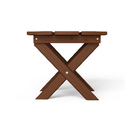 Table pliante en bois Keystone Amish en teinte champignon 
