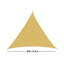 Toile d'ombrage triangulaire 12 pi x 9 pi-14763393-86796449