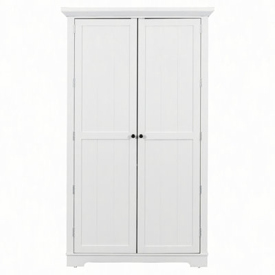 Shaker Style 42X20x72inch Kitchen Pantry With Drawers, Freestanding Cupboard Storage Cabinet With Door Shelves, Adjustable Shelves And Pull-Out Trays