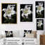 Impression sur toile encadrée, "Black Lily"-83494287-83494289