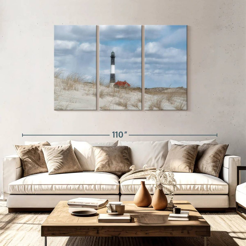 Phare Aletra Fire Island, H 48 po x l 74 po