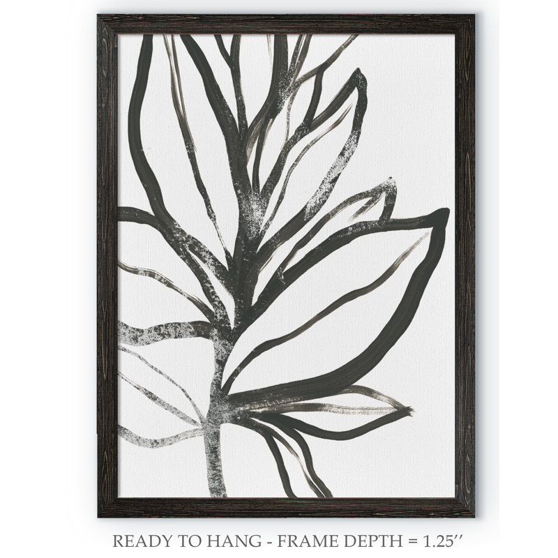 « leaf instinct i » par paul cezanne-cadre photo, reproduction d’art, H 24 po x l 18 po x P 1,25 po, Cadre de toile blanc