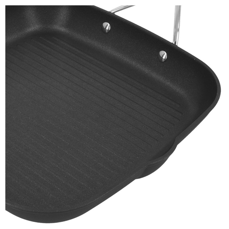 Demeyere Alupro 11" Nonstick Aluminum Square Grill Pan