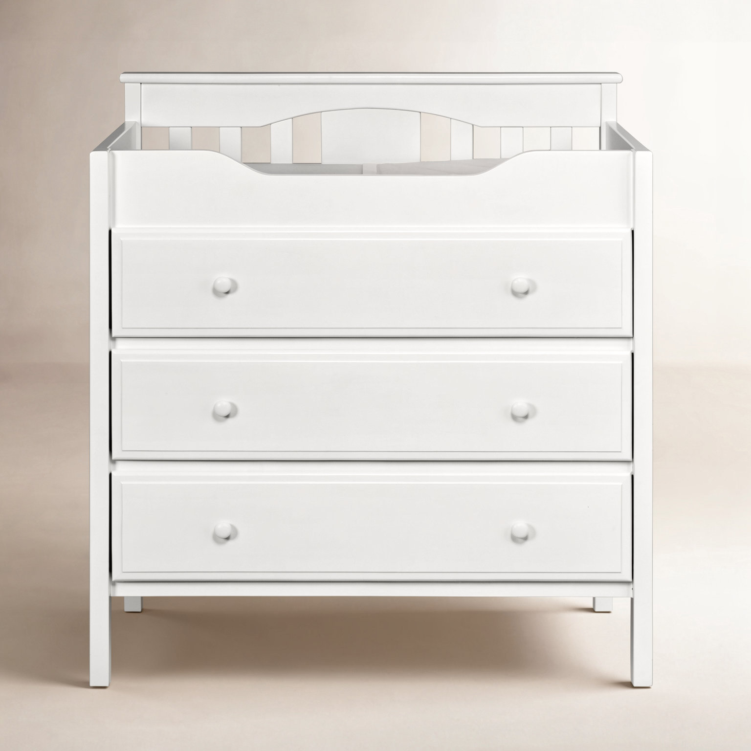 Jayden 3-Drawer Changing Table Dresser, White