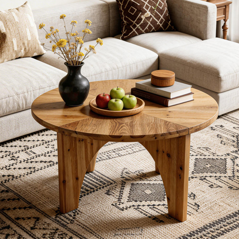 Solid Wood Four Leg Coffee Table