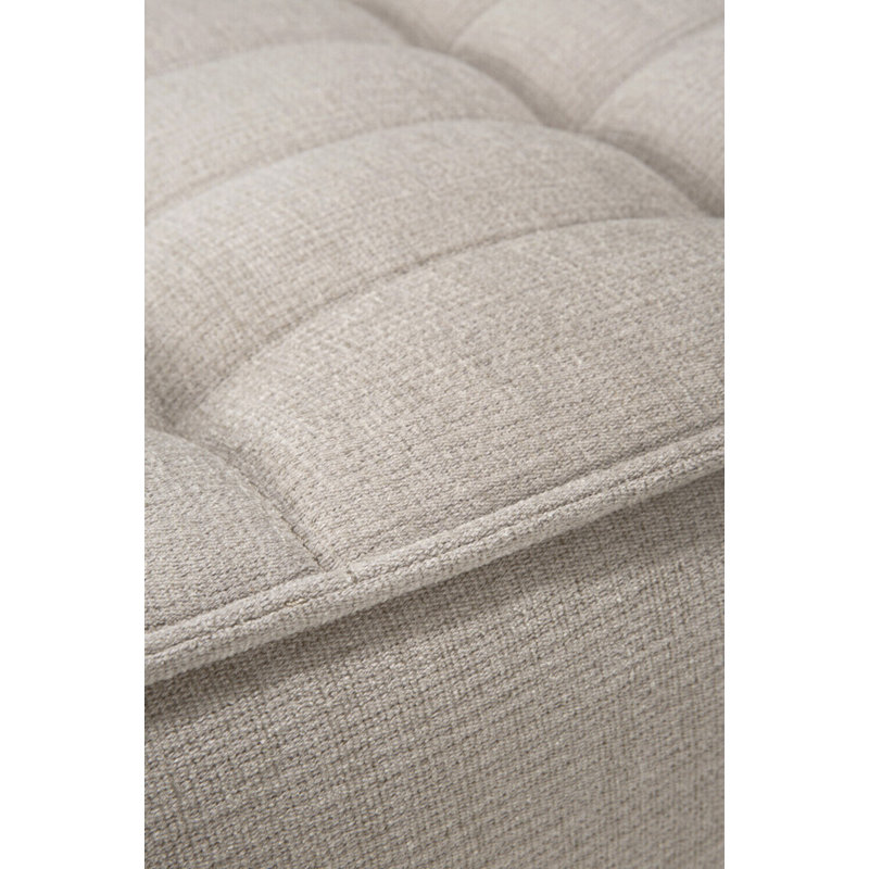 N701 Modular Sofa Set - Combo Left - 1 Seater + 3 Seater + 90° Round Corner, Old Saddle Genuine Leather