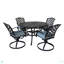 Ensemble de salle à manger en aluminium durable et élégant pour toutes les saisons-1252496117