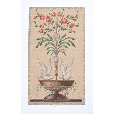 Fountain Doves I Tapestry