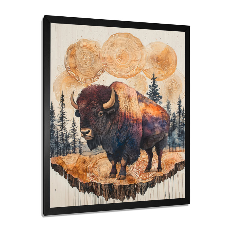 Ginni - Animals Canvas Art Print, Noir, noir, noir, noir, H 20 po x l 12 po, Reproduction encadrée d'une seule photo