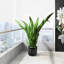 3 pots de fleurs en céramique noire brillante pour la terrasse, les rebords de fenêtres et les espaces de vie, L 9,46 po x l 9,41 po, favorise la croissance des racines par tous les temps, une finition élégante-970831021