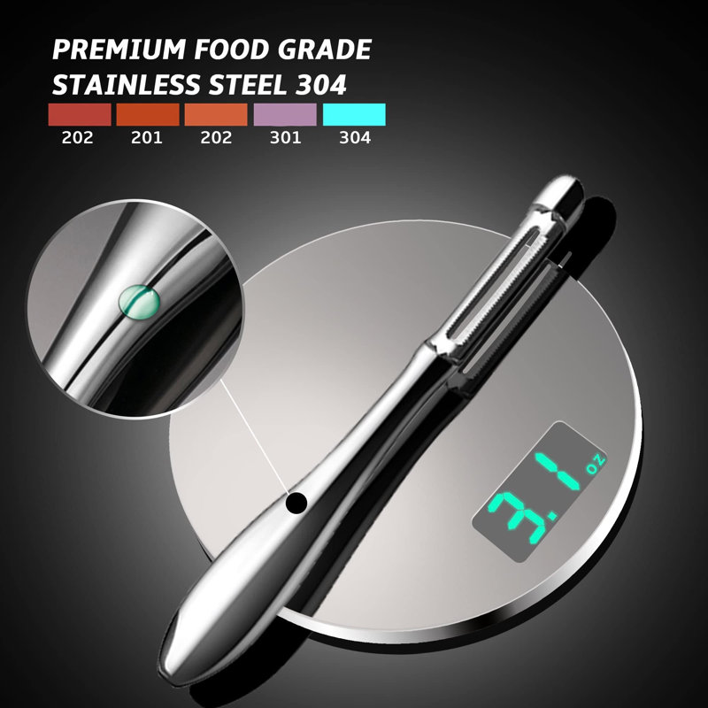 Éplucheur à fruits et légumes en acier inoxydable Gourmet Easy