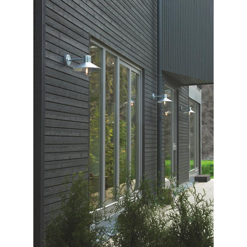 Wendover Outdoor Barn Light, Galvanized