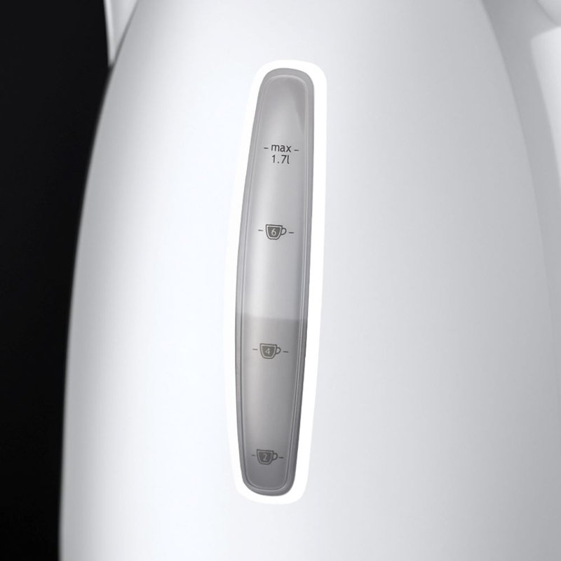 Russell Hobbs Textures 1.7L Plastic Kettle, White