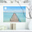 Jetée Infinite to the Sea - art mural photo en métal paysage marin-47772578-37372686