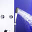 Panneau de douche avec pomme de douche fixe