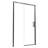 44--48" W X 74" H Shower Door, Aluminum Sliding Glass Shower Door With Premium 5/16 Inch (8Mm) Thick Tempered Glass-121957781