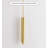 Copper shell round wall clock