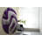 Thionville Shag Purple/Grey Shag Area Rug-1037222754