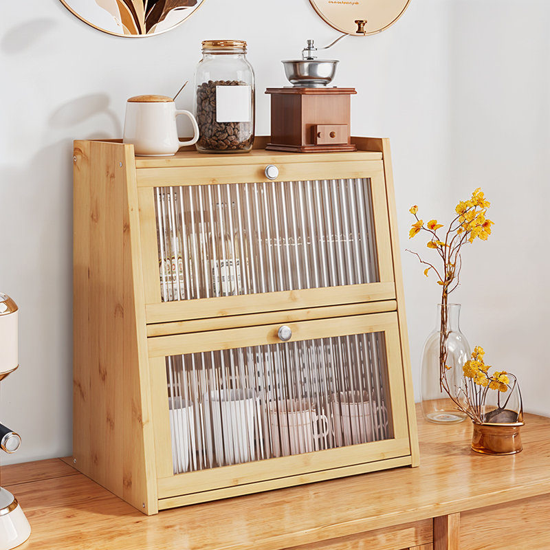 Freestanding Bamboo Spice Rack