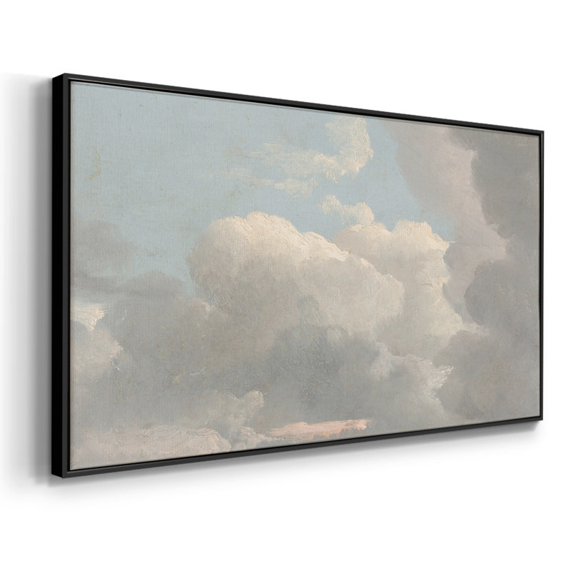 Série paysage - MCLXV - Toile tendue avec châssis encadré - Prêt à être accroché, Noir, H 21 po x l 41 po