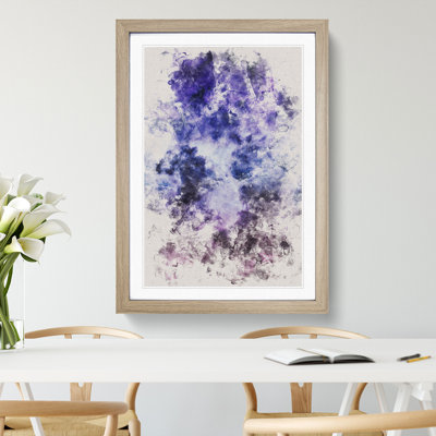 Purple Clouds - Picture Frame Painting Print