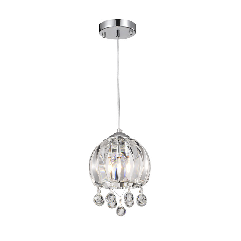 Cale 1 - Light Chrome Unique/Statement Pendant