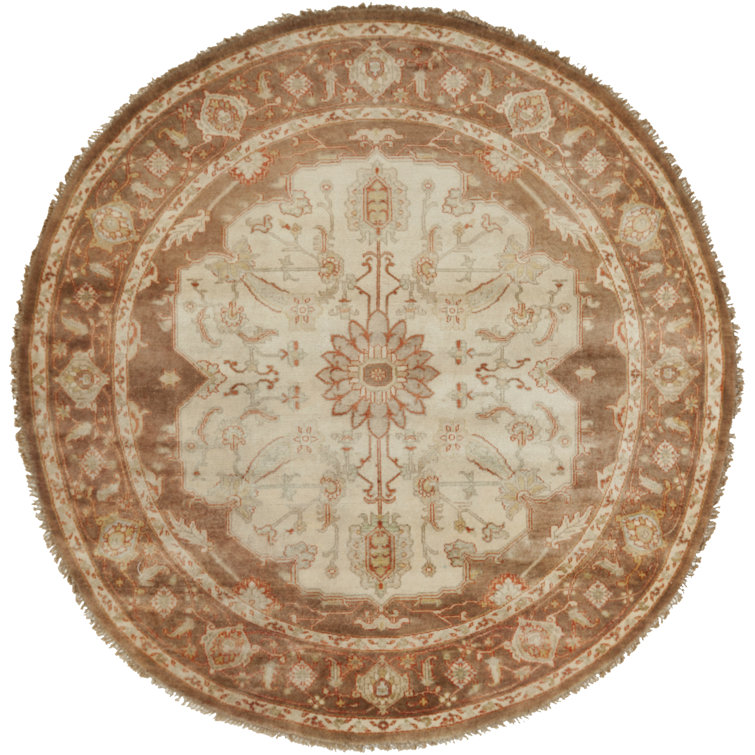 Ostrander Wool Floral Indoor Rug