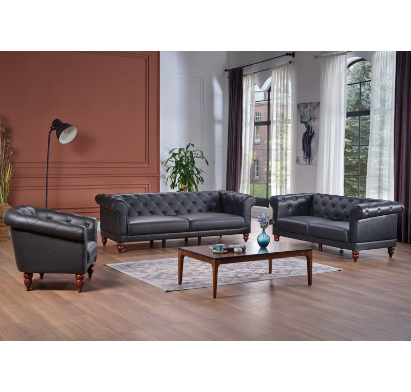 Cilurso 74.8'' Upholstered Convertible Sofa