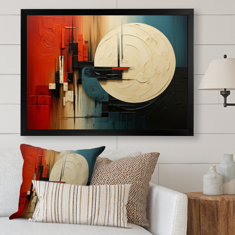 Asian Art Harmonious Balance I, reproduction d'art sur toile, H 30 po x l 40 po x P 1,5 po, Cadre photo noir