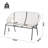 Patio Loveseat With Modern Hammock Weave-57930500