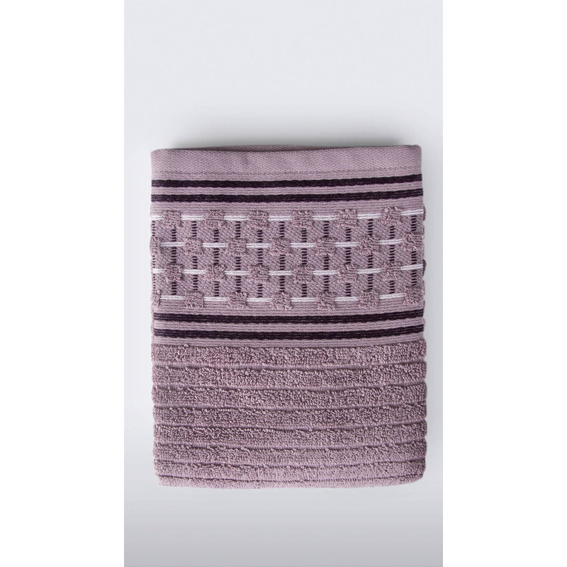 Cotton Midweight Ribbed Bath Sheet