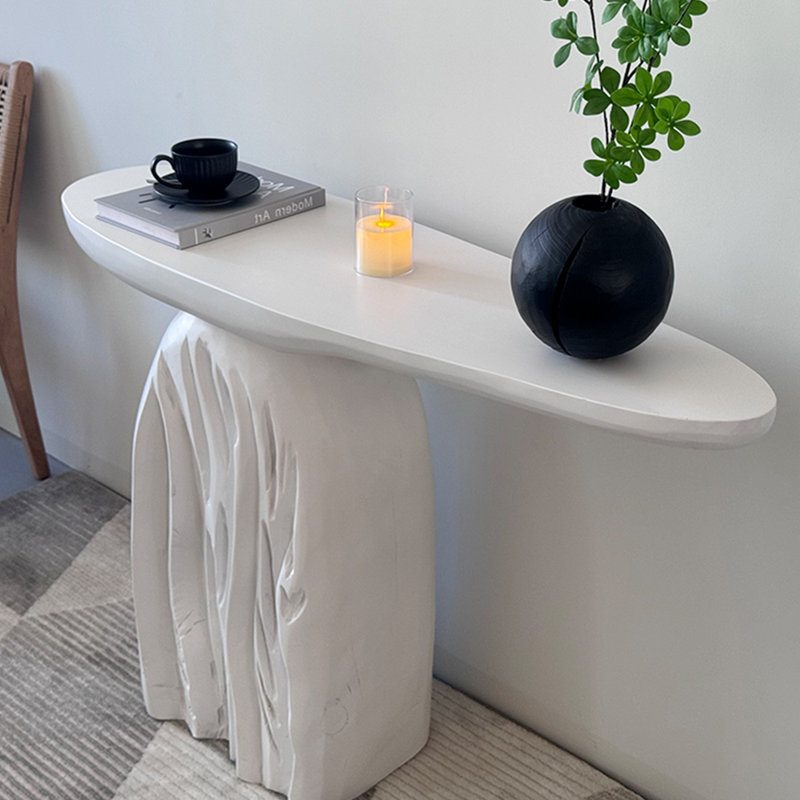 Console Wabi-sabi, Blanc
