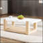 Table basse 1 pièce de style contemporain moderne avec dessus en faux marbre et design bicolore pour le salon principal