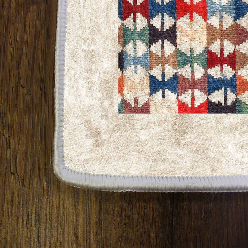 Antibacterial Hall Carpet, 31.5 x 59.1 inches | 100% Polyester, 0.4 in Pile Height, Non-Slip PVC Felt Dot Underside | Machine Washable, 3D Digital Printing | Durable & Stylish for Entryway, Living Room, or Bedroom
