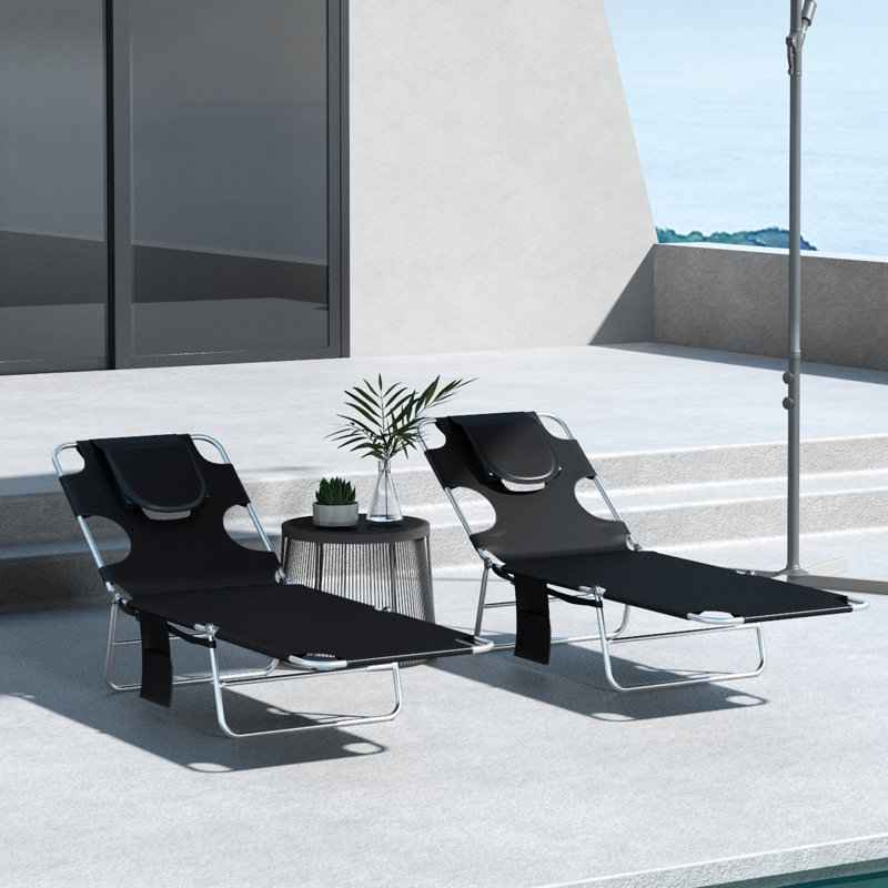 185 cm Long Chaise Lounge Set
