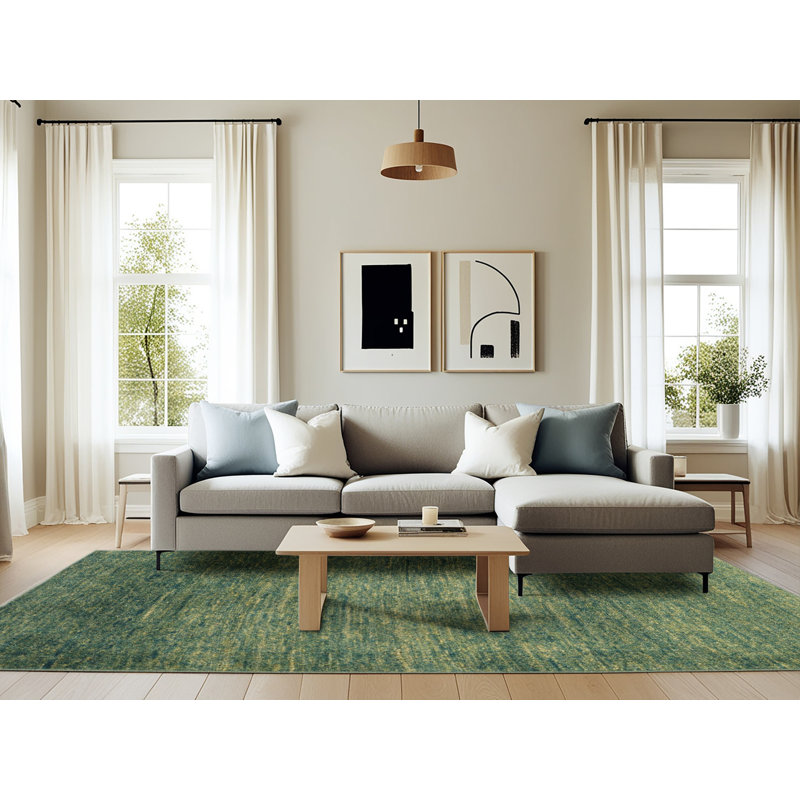 Abstract Indoor Rug, Rectangle 6' x 9'