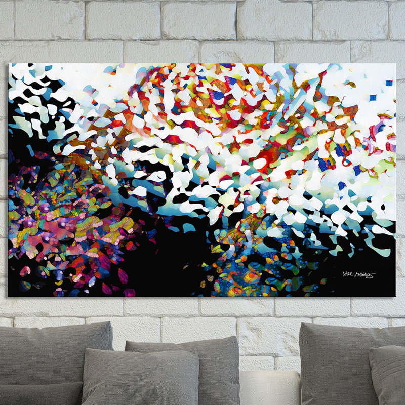«acte 2:38. « relief », impression, Toile tendue, H 28 po x l 48 po x P 1,5 po