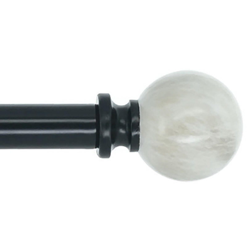 Support de fixation de 1 po, Noir, 48" - 84"