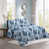 Bleu / blanc / bleu marine floral est en rupture de stock