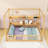Canopy Montessori Floor Bed With Built-In Storage And Safety Slats-1564176475-1564176474