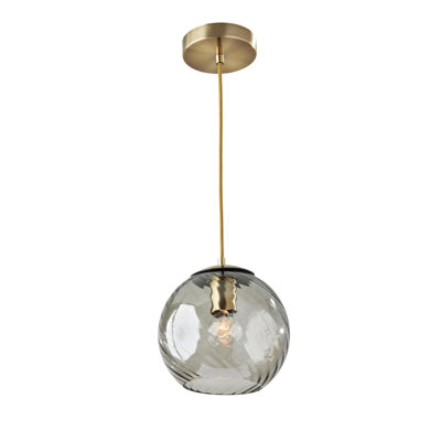 Luminaire suspendu sphère 1 lumière Delos