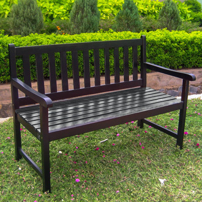 Elowen Wooden Garden Bench by Beachcrest Home