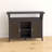 Bertus Wine Rack Buffet Server Console Table with Glass Doors
