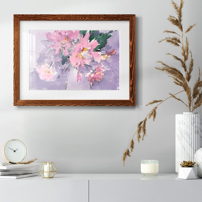 Floral occasion II - reproduction d'un seul cadre photo, Érable, H 28 po x l 42 po