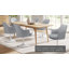 Fauteuil pivotant en velours Lippa Performance-105239667-105239674
