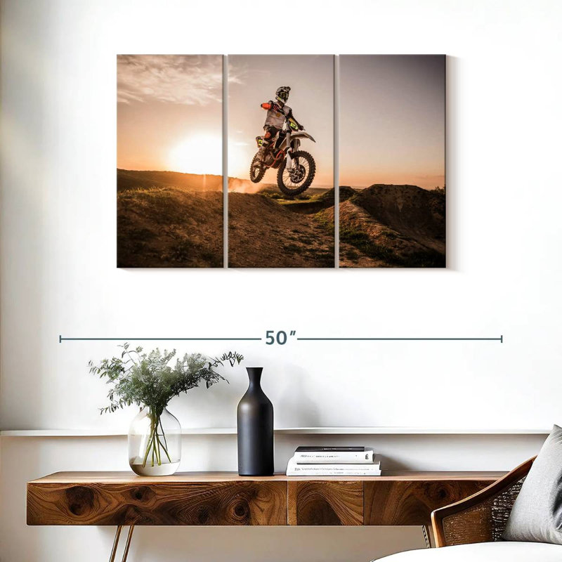 Dirt Bike Racer, H 24 po x l 38 po