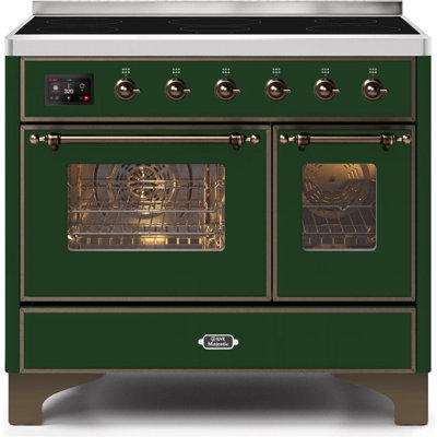 Cuisinière à induction 40 pouces avec 6 éléments à induction ILVE Majestic II Series (porte en verre)