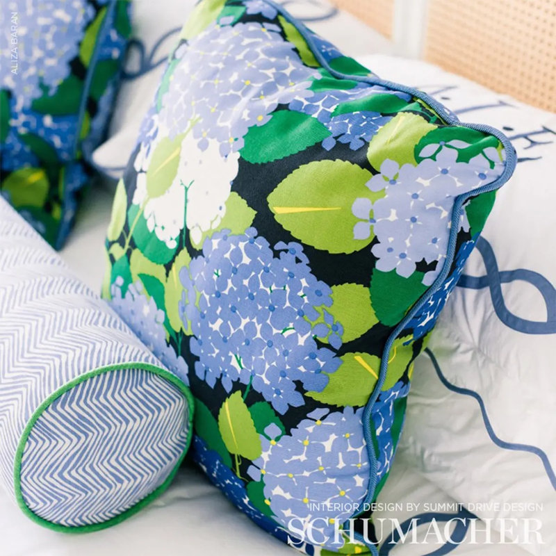 Hydrangea Fabric, Blue