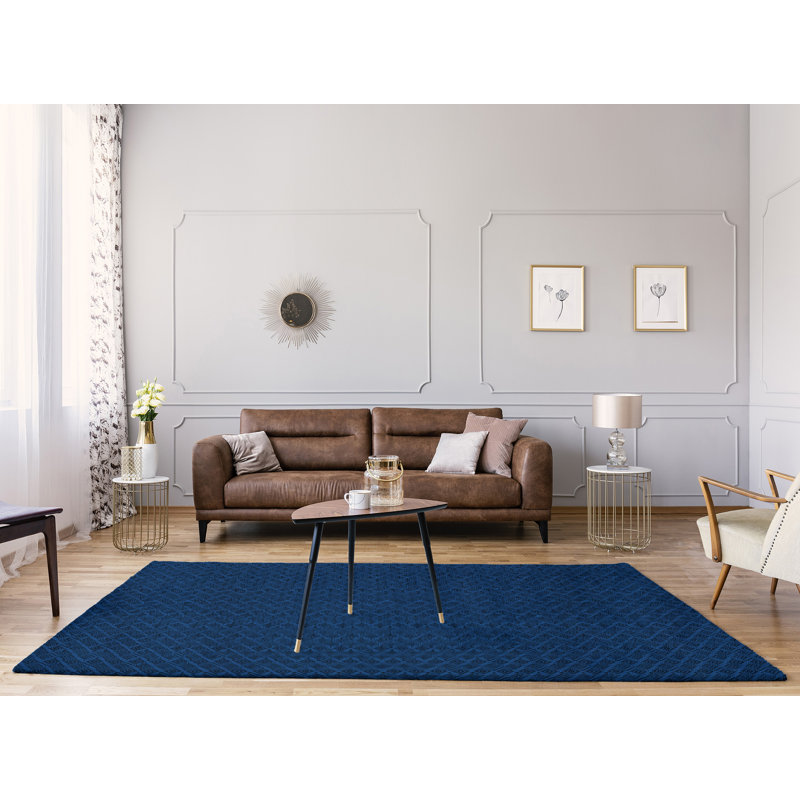 Chenille Geometric Indoor Rug, Rectangle 8' x 10'