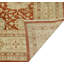 Tapis fin fait à la main Chobi Lendall - rouille - beige, 11 pi 11 po x 15 pi 3 po
